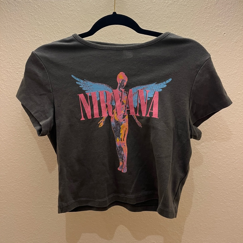 nirvana baby tee